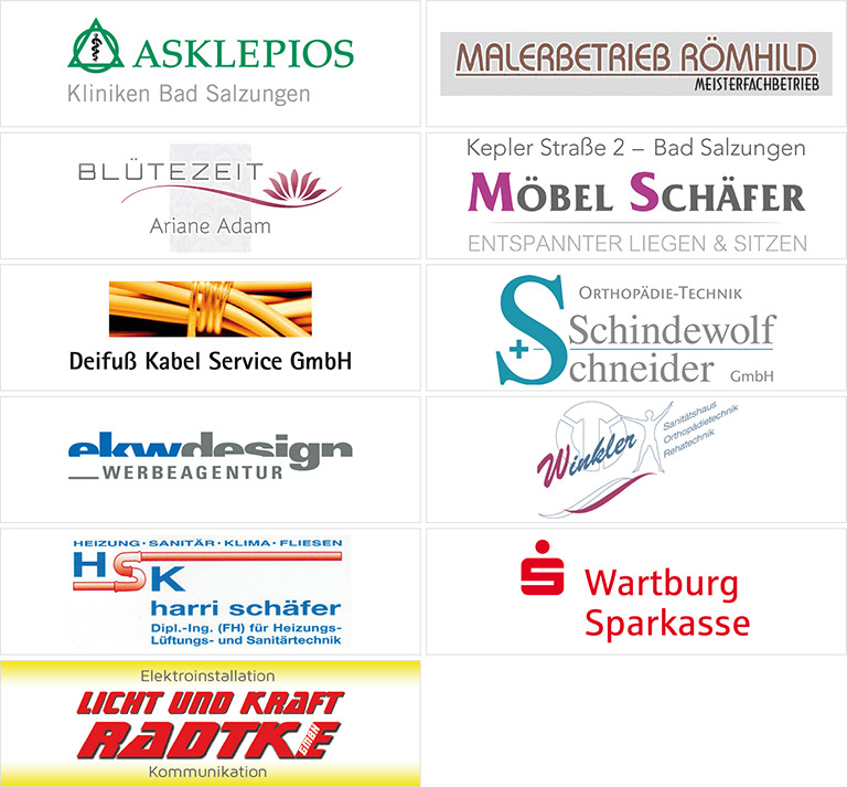 Verein zur Förderung der Palliativmedizin am Klinikum Bad Salzungen e. V.– Logos