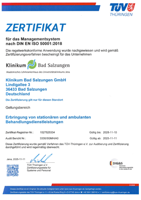 Energiemanagement Zertifika